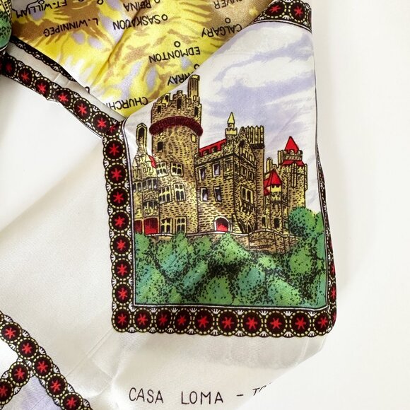 Vintage Canada Souvenir Scarf - Picture 5 of 6